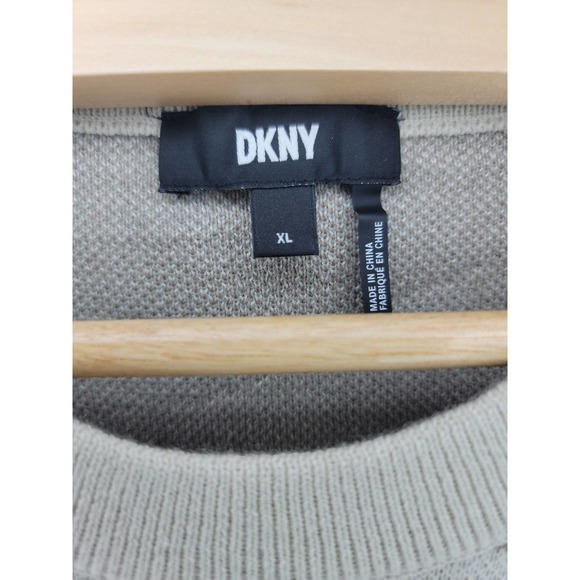 Women's DNKY Camo Camo Pullover Boxy Cropped Sweater Size XL - Picture 4 of 11